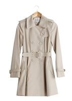 Tesettür giyim BEJ T 1552 Soraya Tesettür Trench-Alv Fashion