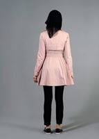 Tesettür giyim PUDRA T 1552 Soraya Tesettür Trench-Alv Fashion