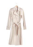 Tesettür giyim BEJ T 1553 Peren Tesettür Trench-Alv Fashion