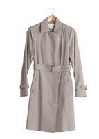 Tesettür giyim BEJ T 1554 Soraya Tesettür Trench-Alv Fashion