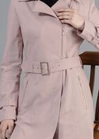 Tesettür giyim PUDRA T 1554 Soraya Tesettür Trench-Alv Fashion