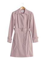 Tesettür giyim PUDRA T 1554 Soraya Tesettür Trench-Alv Fashion