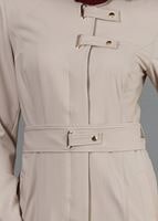 Tesettür giyim BEJ T 1508-2 Söğüt Tesettür Pardesü-Alv Fashion