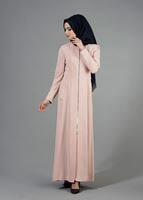 Tesettür giyim PUDRA T 1541 Farah Tesettür Pardesü-Alv Fashion
