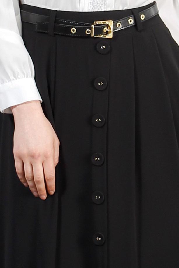 Vêtements hijab  T 121950 Miss Belles Düğme Detaylı Etek - TRENDTESETTÜR