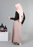 Vêtements hijab POUDRE T 121950 Miss Belles Düğme Detaylı Etek