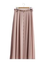 Vêtements hijab POUDRE T 121950 Miss Belles Düğme Detaylı Etek