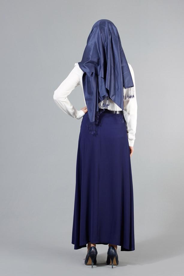 Vêtements hijab  T 121950 Miss Belles Düğme Detaylı Etek - TRENDTESETTÜR