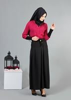 Vêtements hijab NOIR T 121956 Miss Belles Cepli Pileli Etek