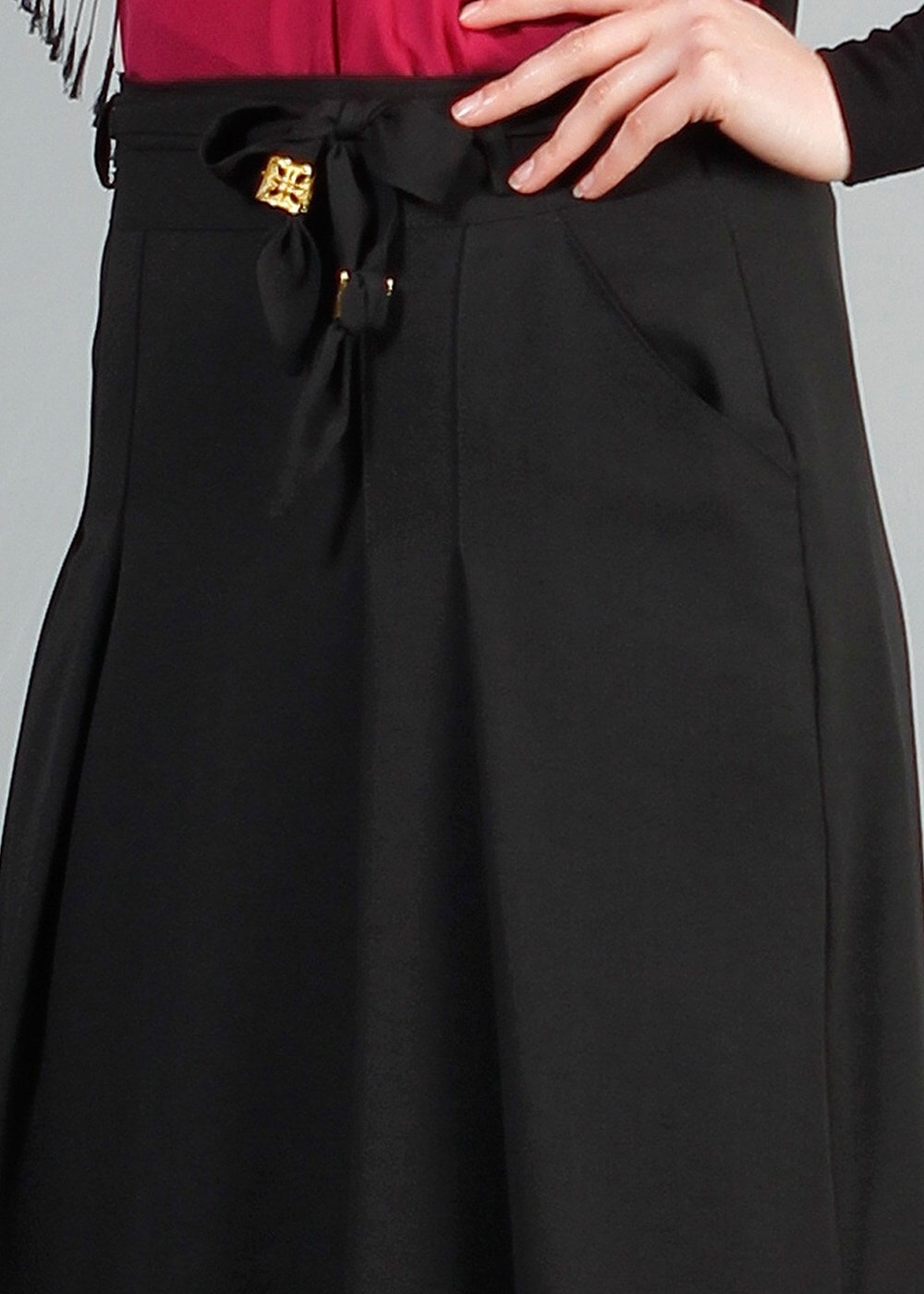 Vêtements hijab NOIR T 121956 Miss Belles Cepli Pileli Etek