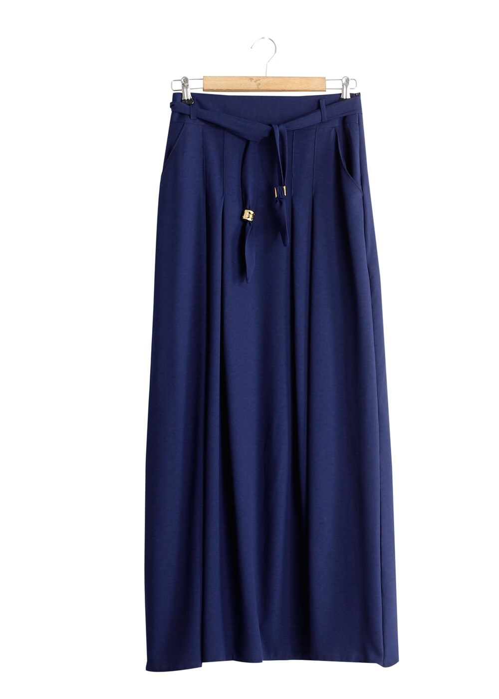 Hijab clothing NAVY BLUE T 121956 Miss Belles Cepli Pileli Etek