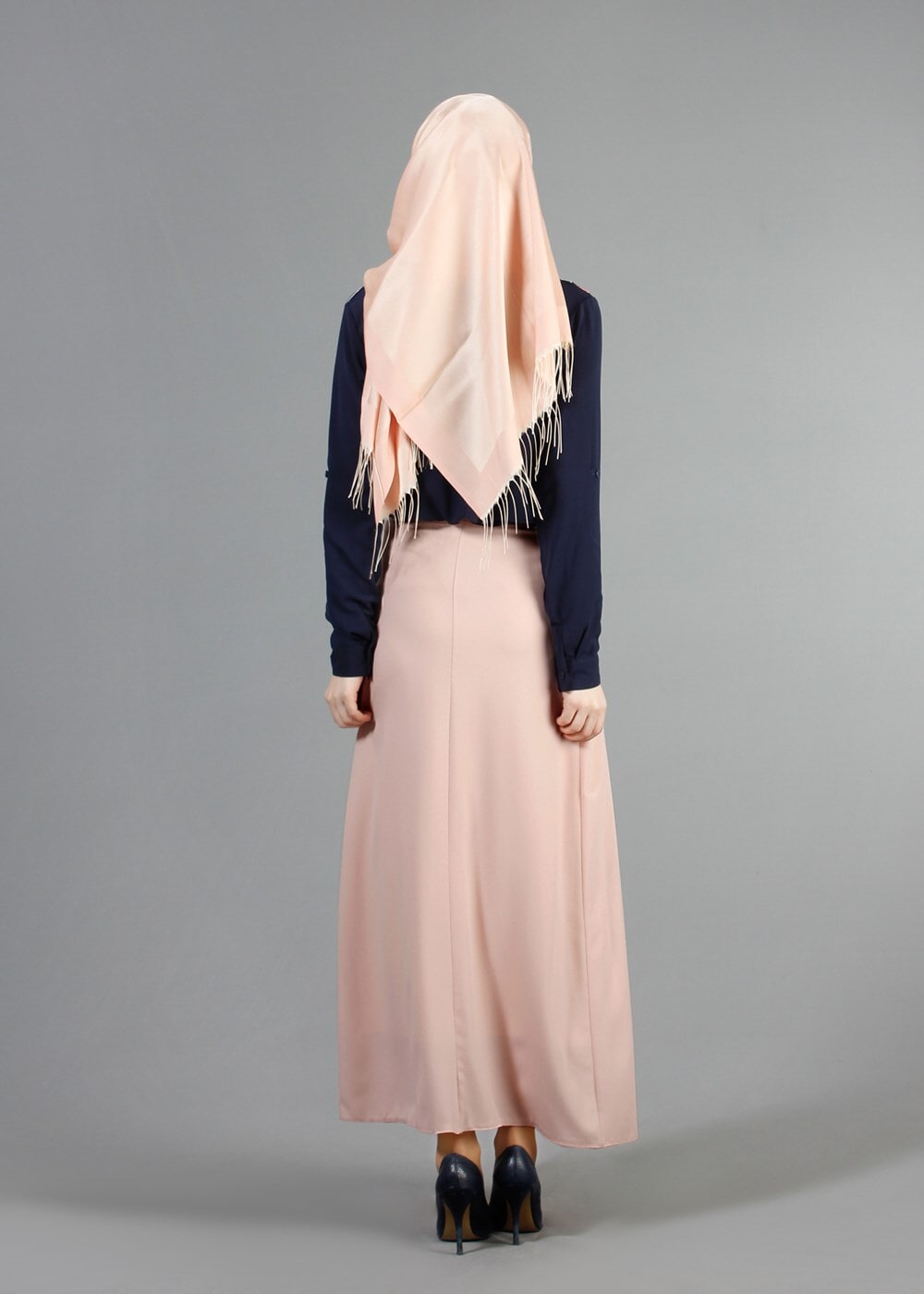 Vêtements hijab POUDRE T 121977 Miss Belles Pileli Etek