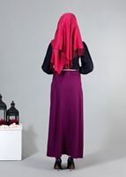 Vêtements hijab POURPRE T 121977 Miss Belles Pileli Etek