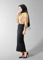 Tesettür giyim TURUNCU T 4233 Maglia Tesettür Bluz- Alv Fashion