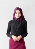 Tesettür giyim SİYAH T 4431 Criss Tesettür Bluz -Alv Fashion