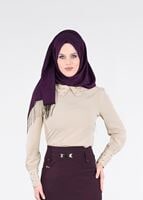 Tesettür giyim BEJ T 4433 Criss Tesettür Bluz-Alv Fashion