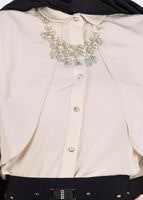 Tesettür giyim BEJ T 4435 Criss Tesettür Bluz -Alv Fashion