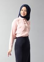 Tesettür giyim PUDRA T 4435 Criss Tesettür Bluz -Alv Fashion