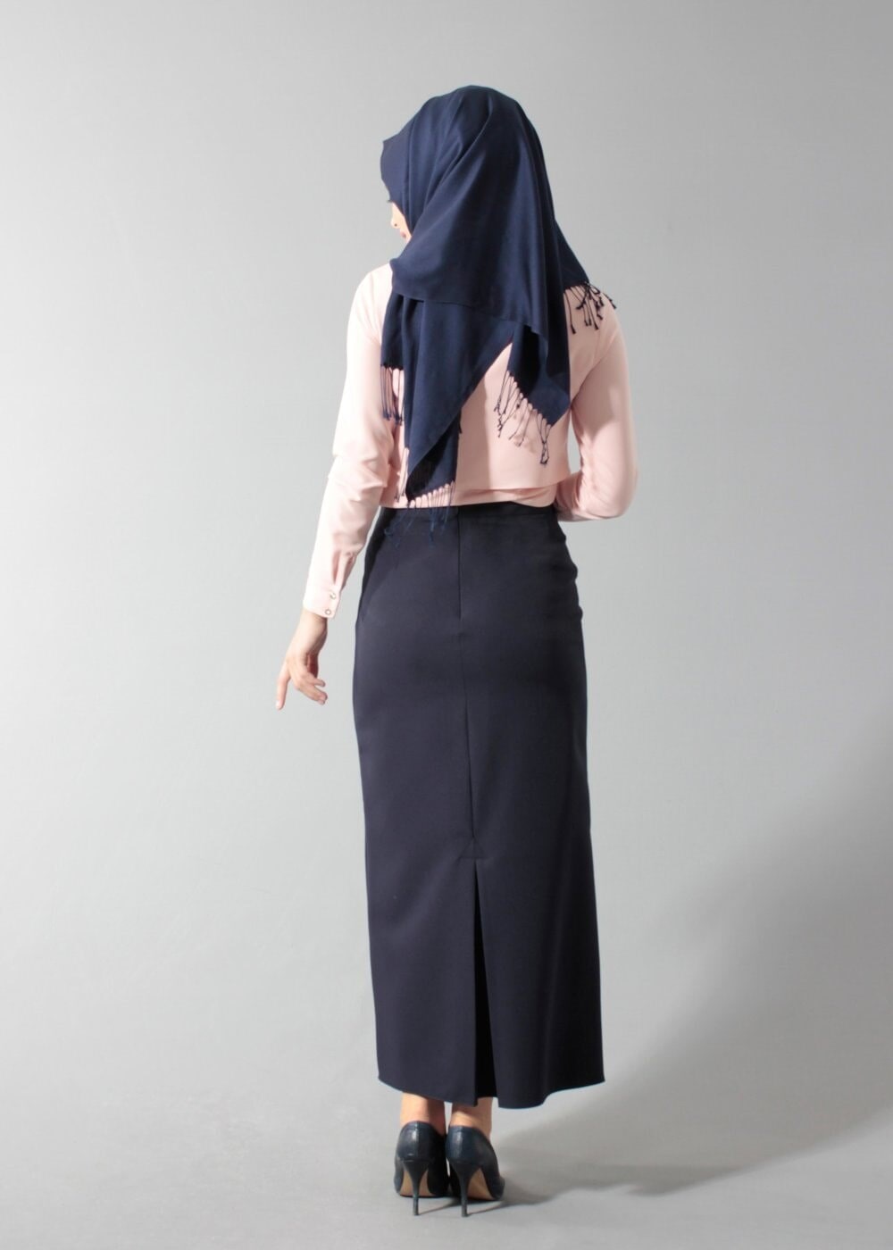 Tesettür giyim PUDRA T 4435 Criss Tesettür Bluz -Alv Fashion