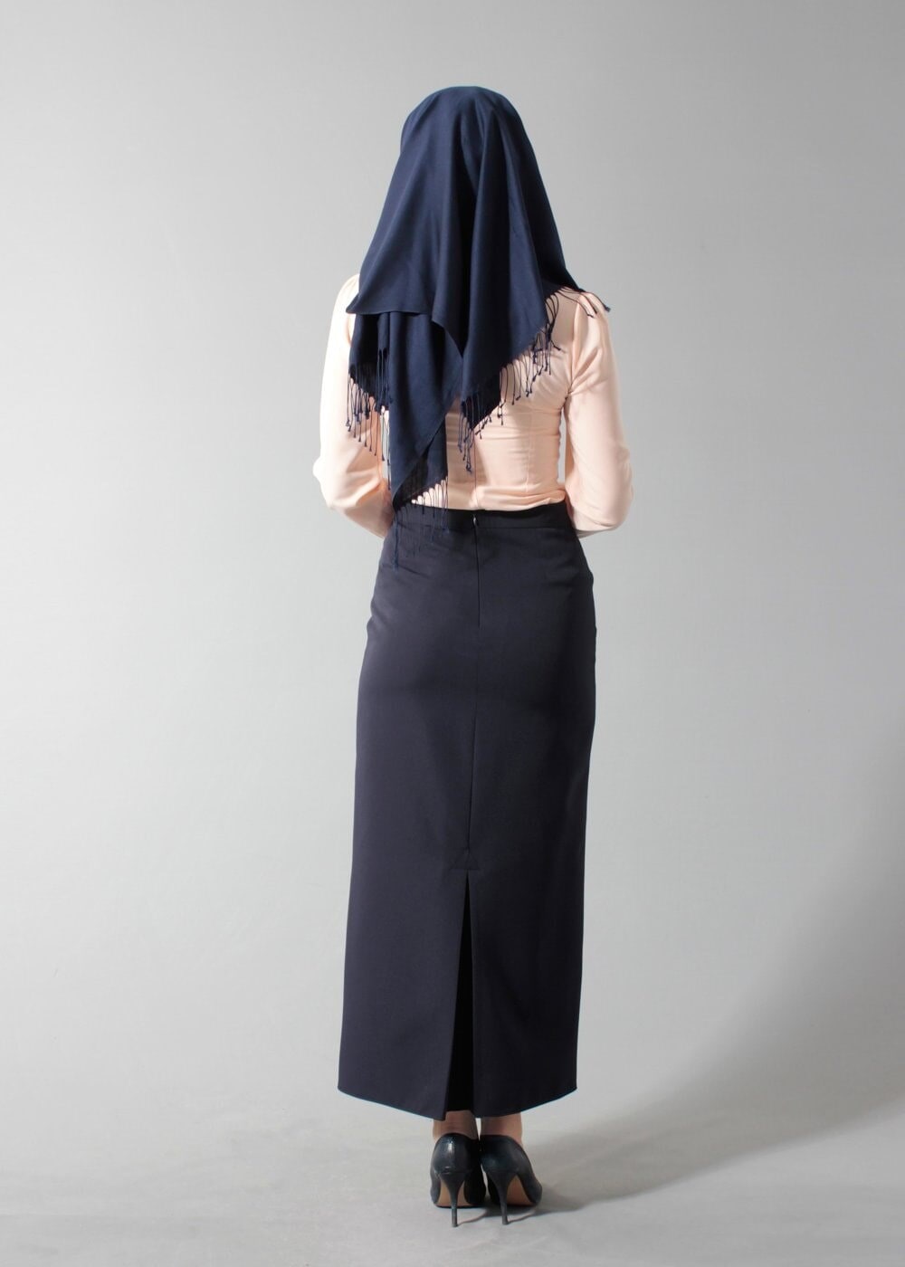 Tesettür giyim PUDRA TAŞ DETAYLI BLUZ 4437 