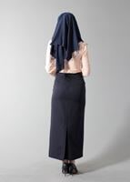 Tesettür giyim PUDRA TAŞ DETAYLI BLUZ 4437 