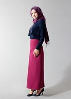 Tesettür giyim LACİVERT BLUZ 4443 