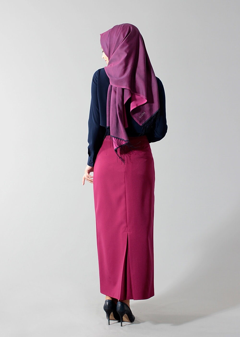 Tesettür giyim LACİVERT BLUZ 4443 