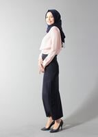 Tesettür giyim PUDRA BLUZ 4443 