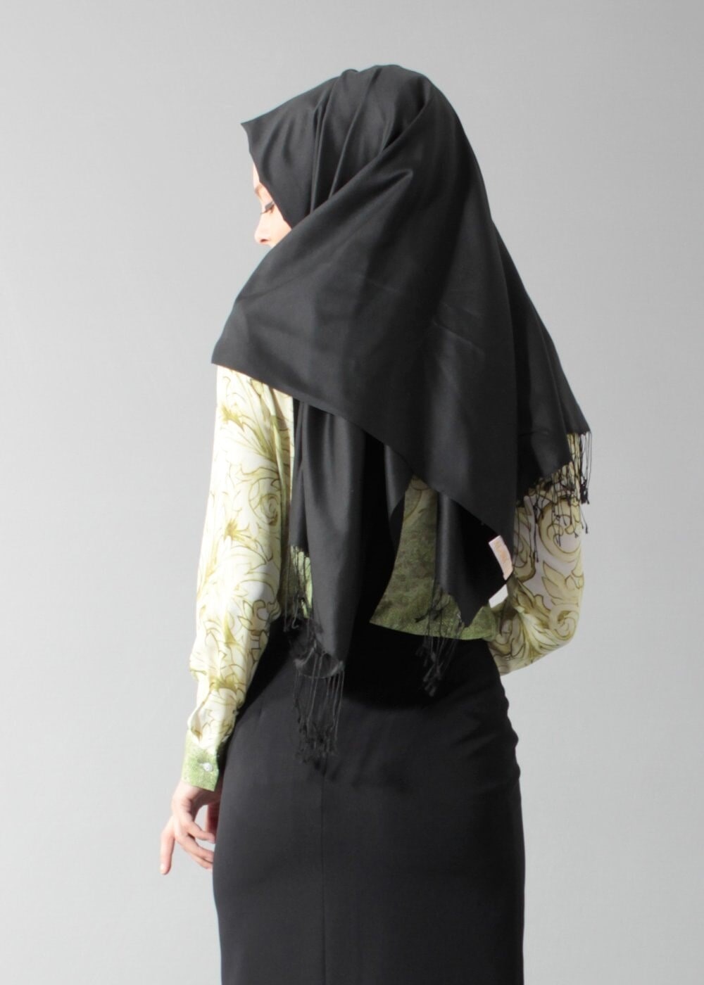 Tesettür giyim YEŞİL T 4509 Queen Bluz-Alv Fashion