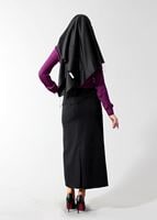 Tesettür giyim FUŞYA TAŞ DETAYLI BLUZ 4608 