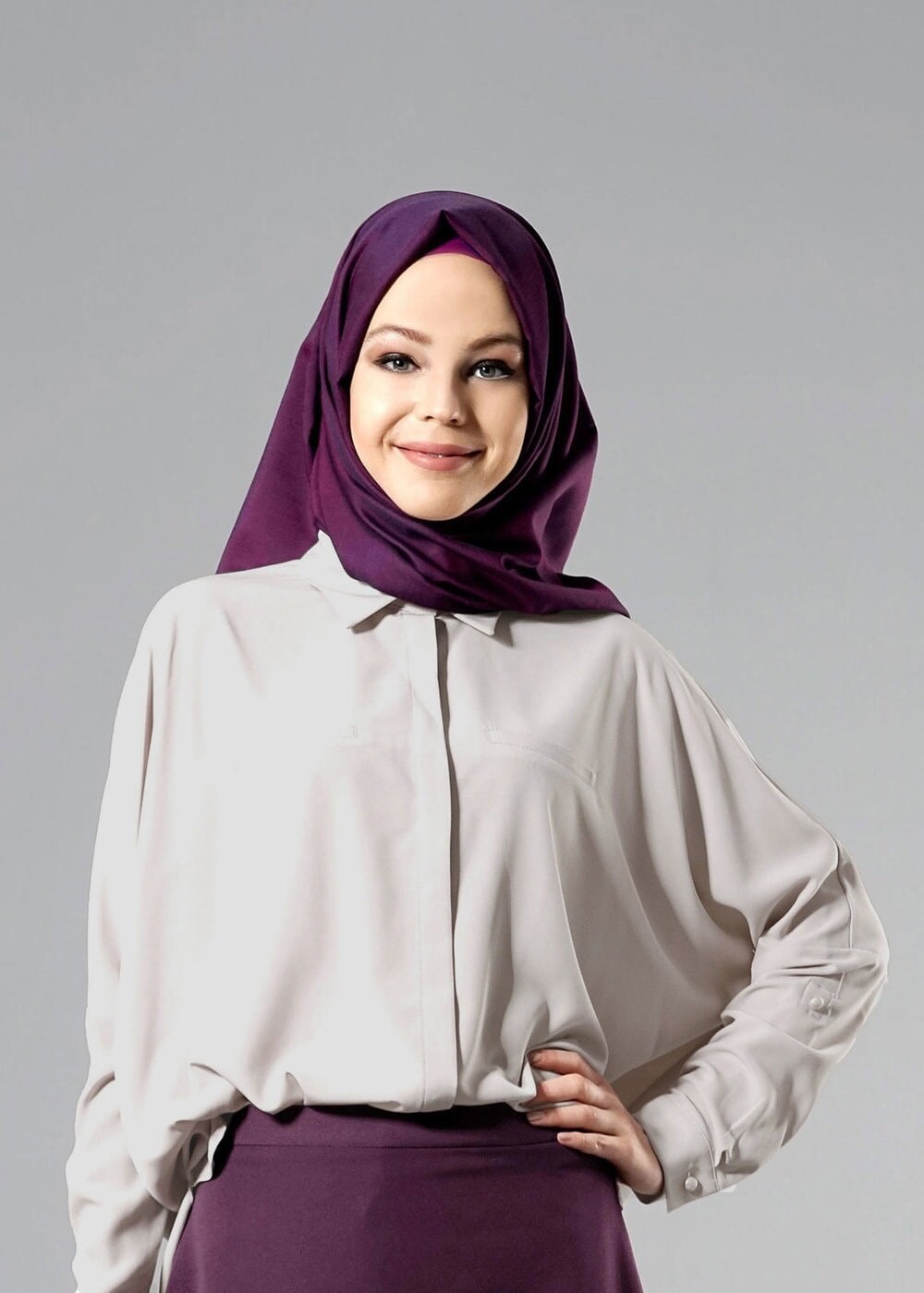 Tesettür giyim BEJ T 4475 Caretta Bluz-Alv Fashion