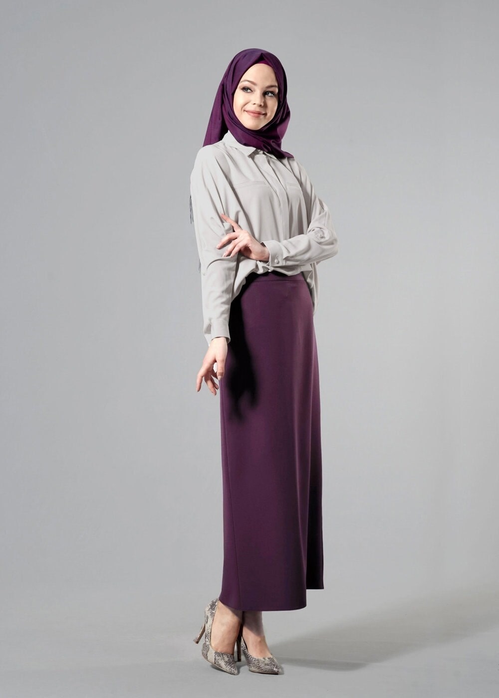 Tesettür giyim BEJ T 4475 Caretta Bluz-Alv Fashion