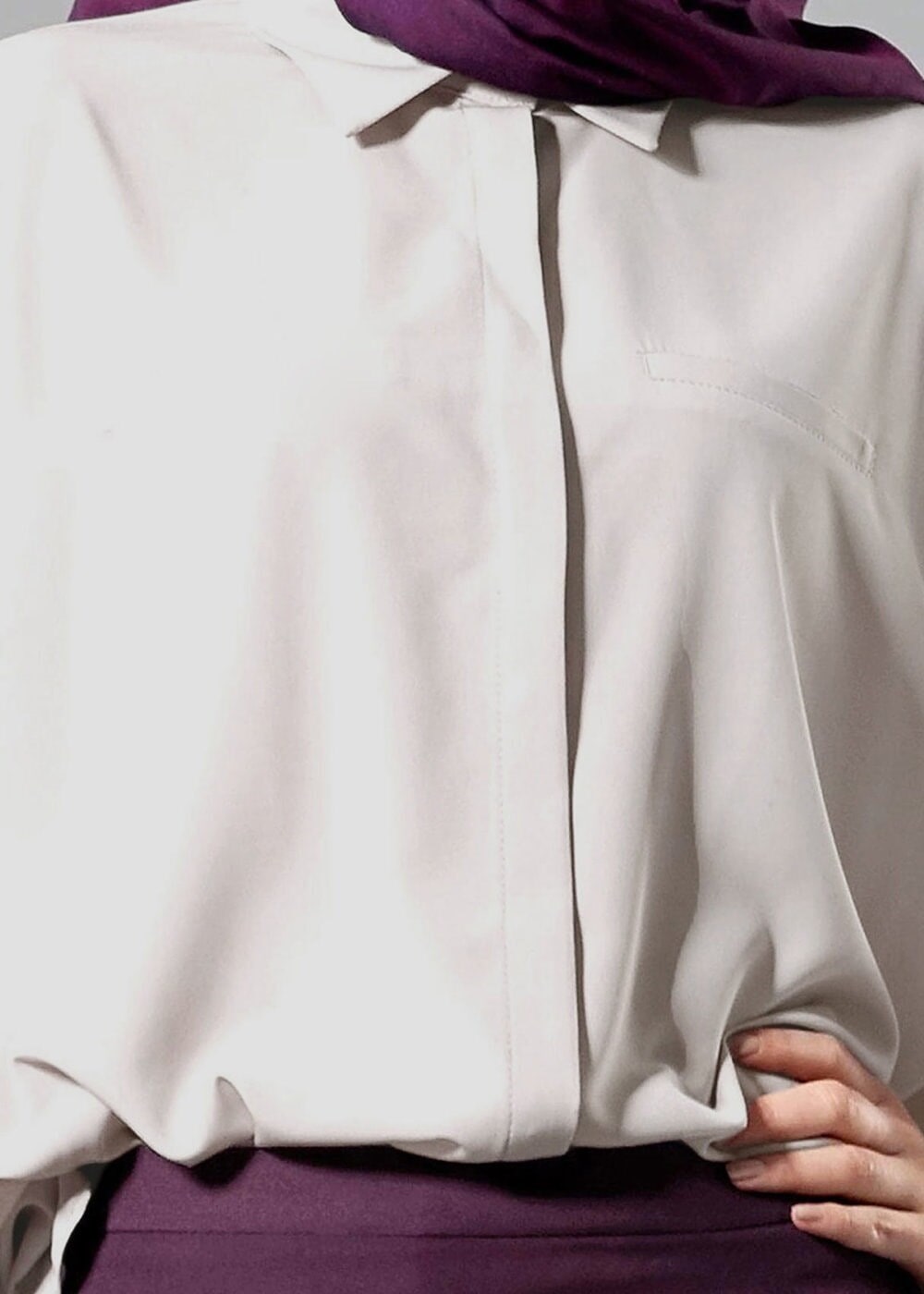 Tesettür giyim BEJ T 4475 Caretta Bluz-Alv Fashion