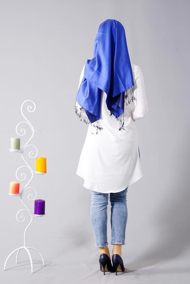 Vêtements hijab  T 610 Duay Vav Desenli Tunik - TRENDTESETTÜR