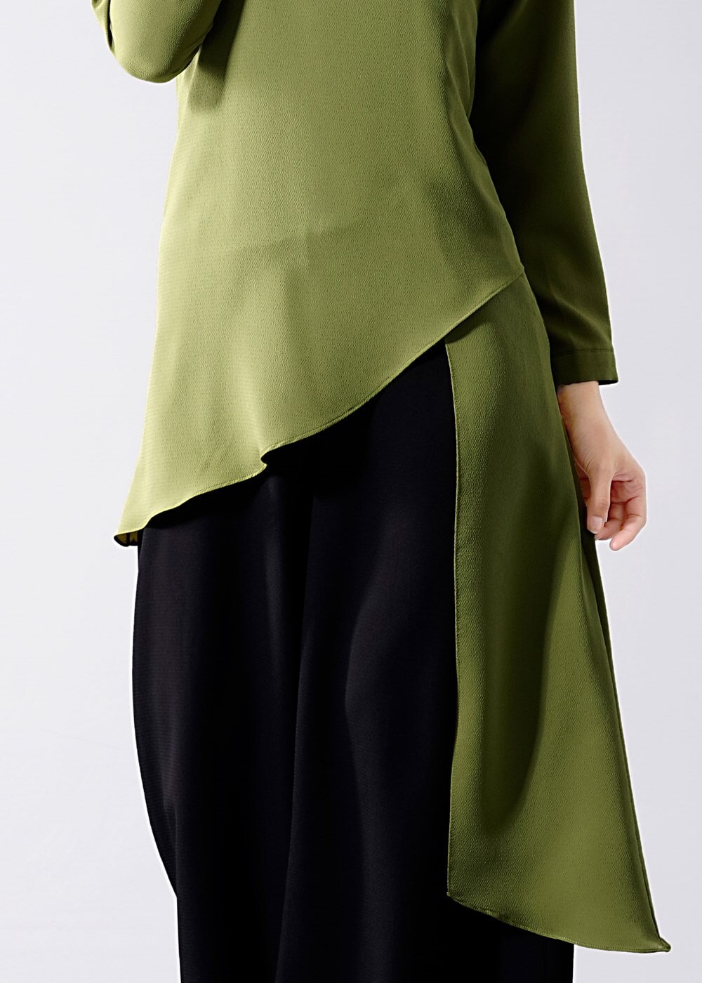 Vêtements hijab VERT T  T01 Duay 2′li Tulum Takım