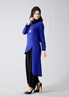 Vêtements hijab BLEU MARINE T  T01 Duay 2&prime;li Tulum Takım