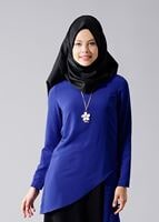 Vêtements hijab BLEU MARINE T  T01 Duay 2′li Tulum Takım
