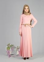 Hijab clothing POWDER T 4748 Nepal Tesettür Elbise-Alv Fashion