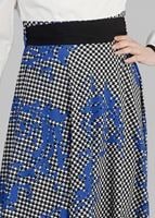 Tesettür giyim LACİVERT T 4745 Moss Crep Tesettür Elbise-Alv Fashion