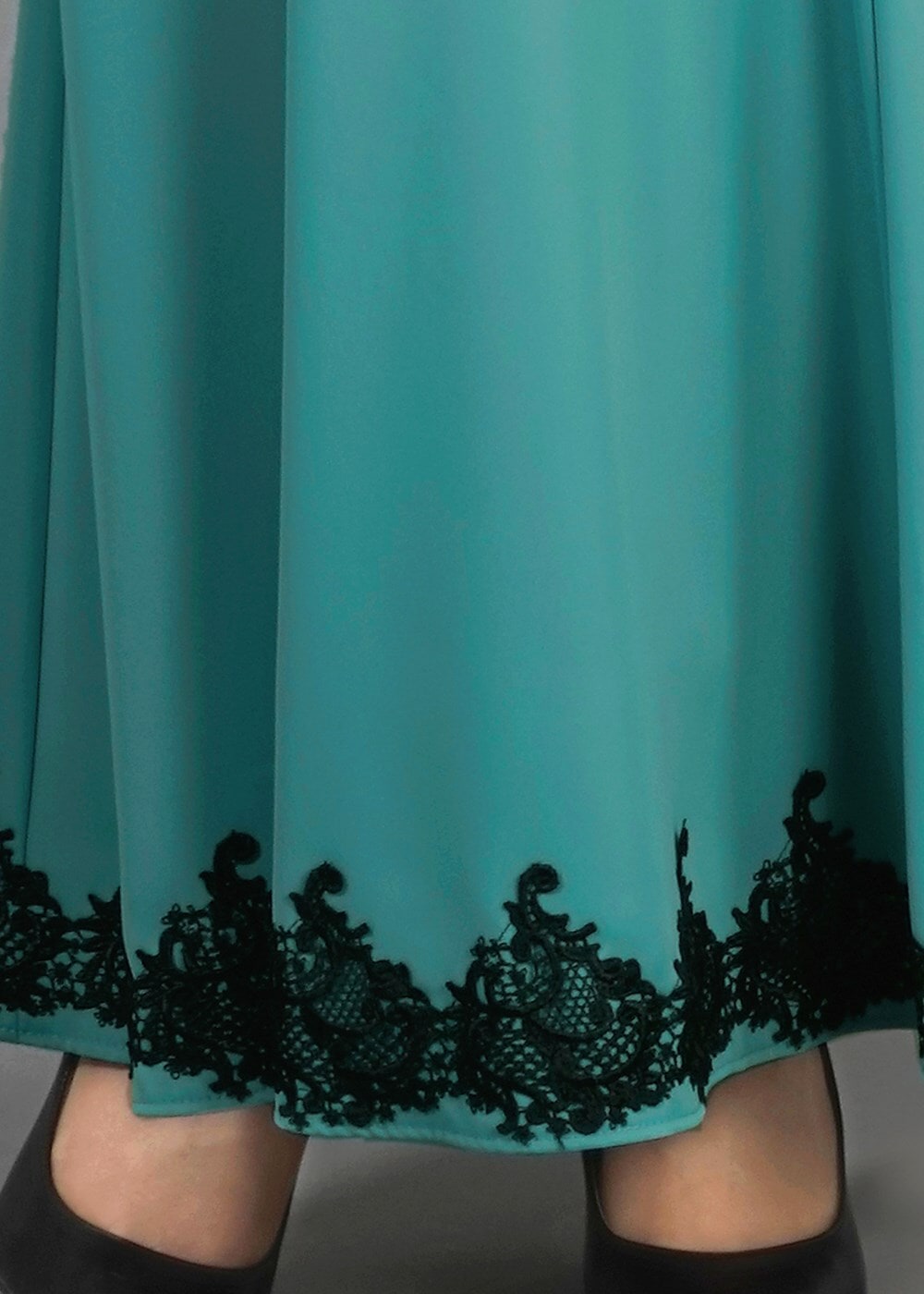 Tesettür giyim MAVİ T 6702 Elite Tesettür Etek-Alv Fashion