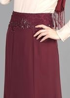 Tesettür giyim BORDO T 6707 Elite Tesettür Etek-Alv Fashion