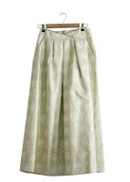 Tesettür giyim YEŞİL T 6720 Jakar Tesettür Etek-Alv Fashion