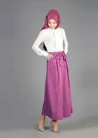 Vêtements hijab FUCHSIA T 6723 Seul Tesettür Etek-Alv Fashion