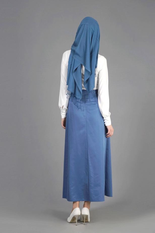 Hijab clothing  T 6723 Seul Tesettür Etek-Alv Fashion - TRENDTESETTÜR