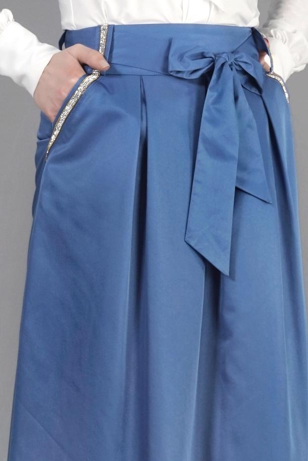 Hijab clothing  T 6723 Seul Tesettür Etek-Alv Fashion - TRENDTESETTÜR