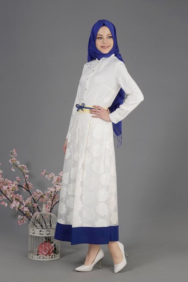 Vêtements hijab  T 6726 Jakar Tesettür Etek-Alv Fashion - TRENDTESETTÜR