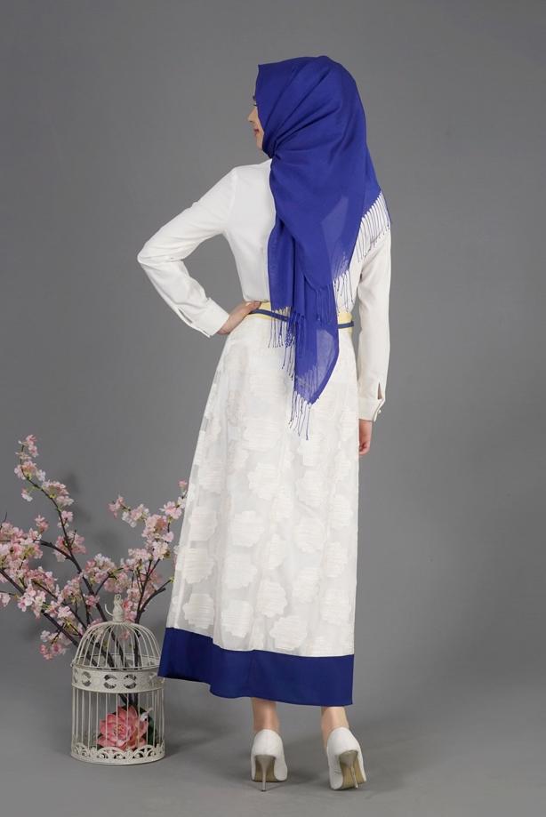 Vêtements hijab  T 6726 Jakar Tesettür Etek-Alv Fashion - TRENDTESETTÜR