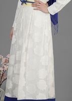 Hijab clothing CREAM T 6726 Jakar Tesettür Etek-Alv Fashion