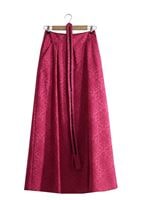 Tesettür giyim FUŞYA T 6728 Almina Jakar Tesettür Etek-Alv Fashion