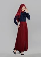 Tesettür giyim BORDO T 6664 Criss Etek-Alv Fashion